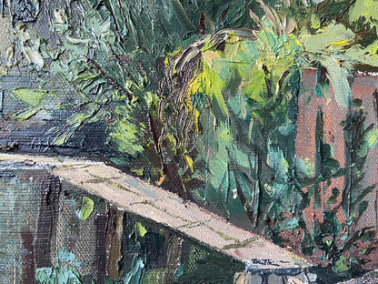 Oil painting Over the lake Gaponchenko Ivan Ivanovich