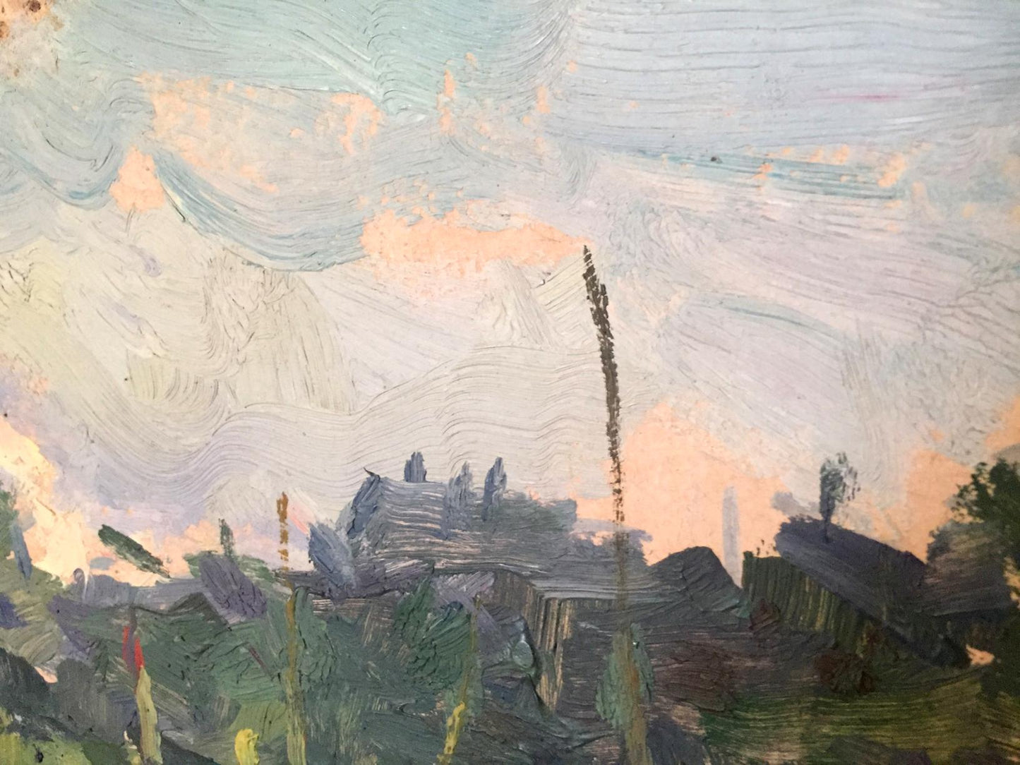 Oil painting Near Kiev Vadim Odainik