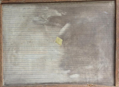 Oil painting Ukrainian naive Mother with a rolling pin