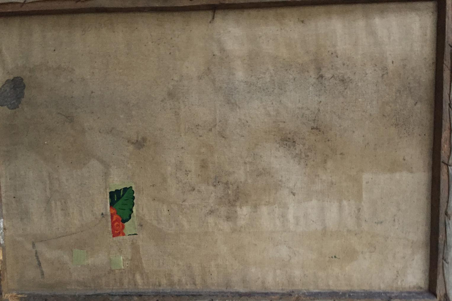 Oil painting To the church