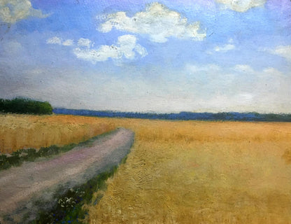 Oil painting Fields Ivan Kirillovich Tsyupka