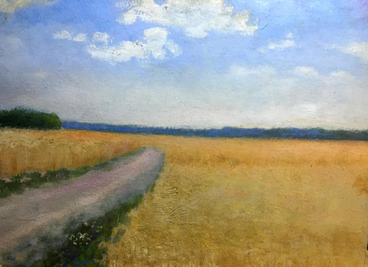 Oil painting Fields Ivan Kirillovich Tsyupka