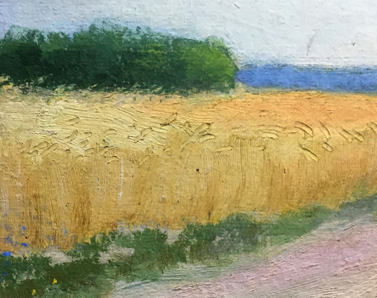 Oil painting Fields Ivan Kirillovich Tsyupka
