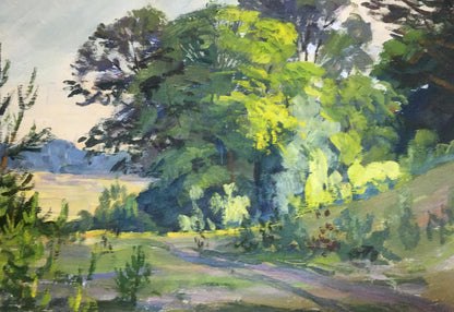 Oil painting Forest Lednev Eduard Dmitrievich