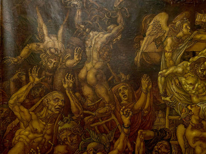 Oil painting Descent from the cross Litvinov Oleg Arkad'yevich