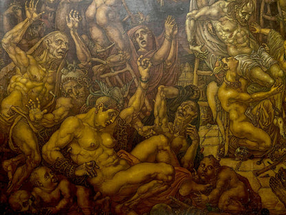 Oil painting Descent from the cross Litvinov Oleg Arkad'yevich
