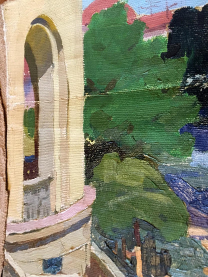 Oil painting Monastery