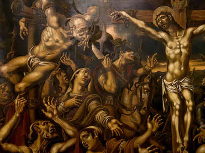 Oil painting Crucifixion Litvinov Oleg Arkad'yevich
