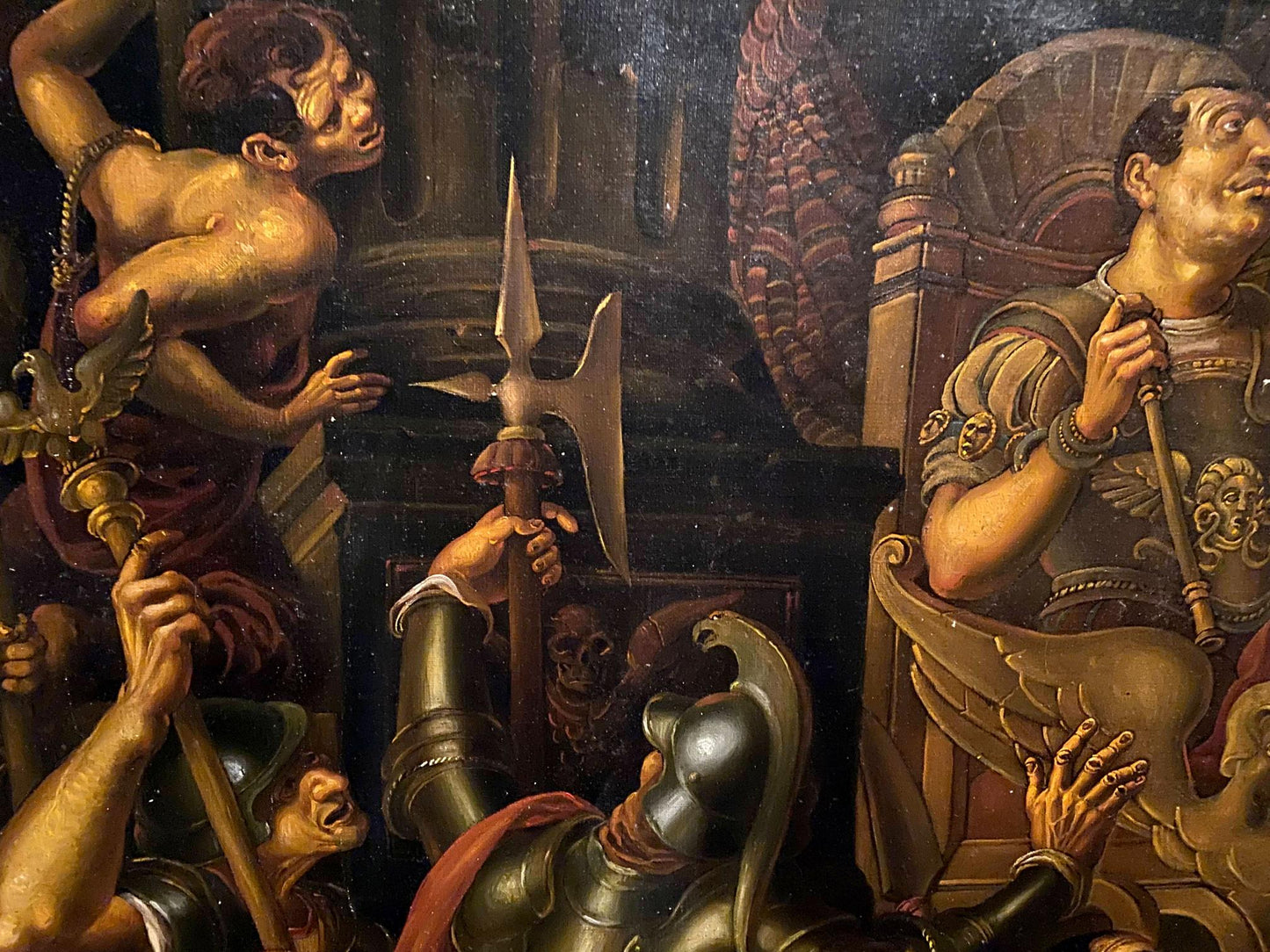 Oil painting Christ before Pilate Litvinov Oleg Arkad'yevich