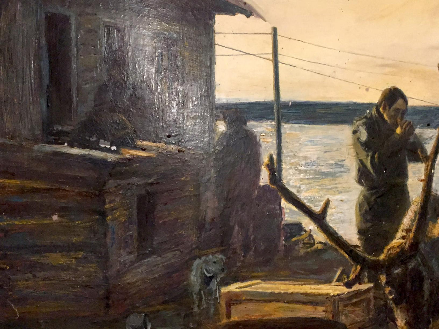 Oil painting Autumn on Vaigach Nedoshovenko Tamara Fedorovna