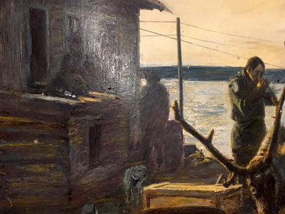 Oil painting Autumn on Vaigach Nedoshovenko Tamara Fedorovna