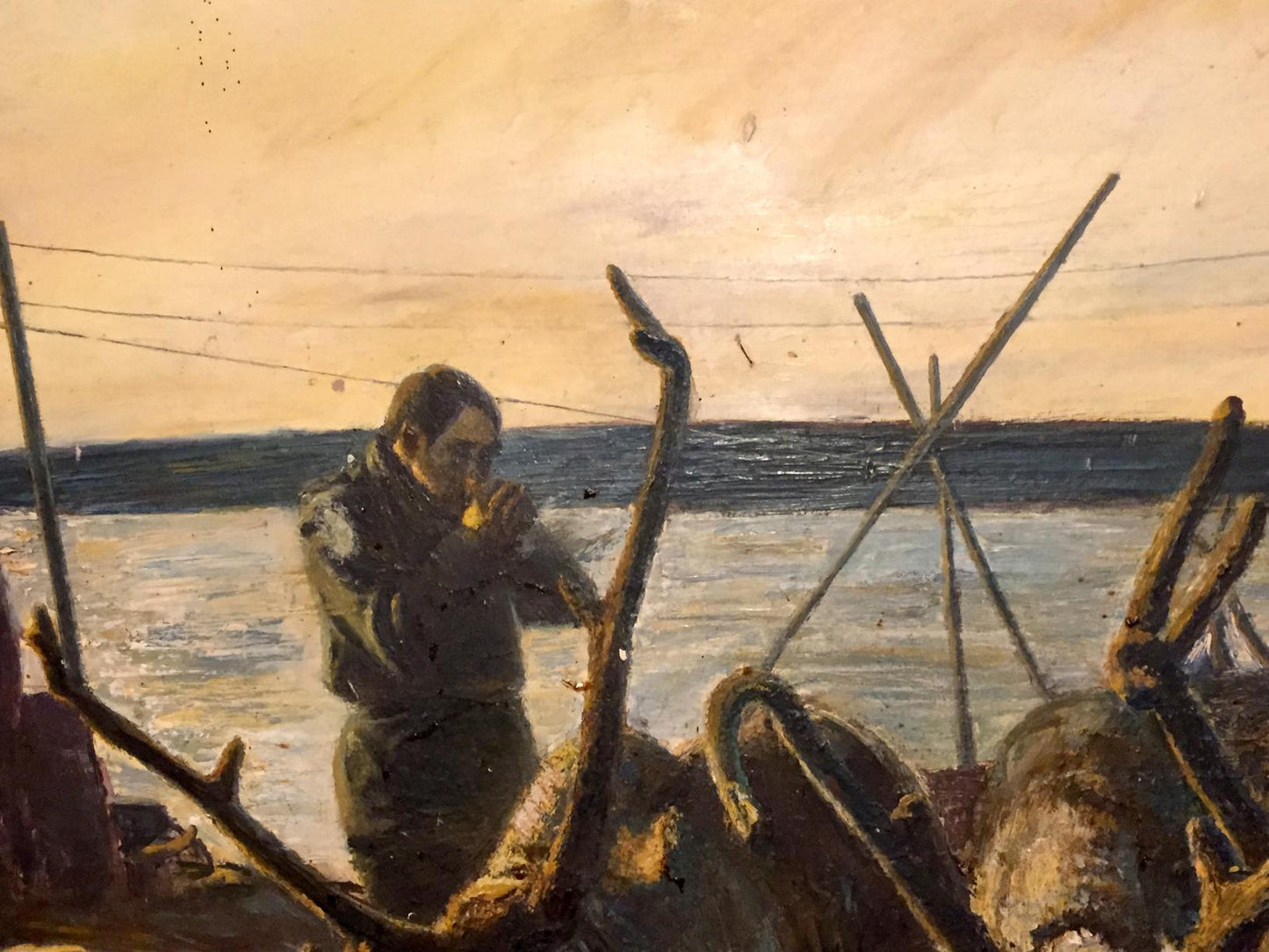 Oil painting Autumn on Vaigach Nedoshovenko Tamara Fedorovna