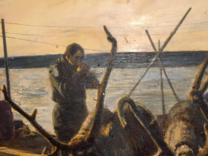 Oil painting Autumn on Vaigach Nedoshovenko Tamara Fedorovna