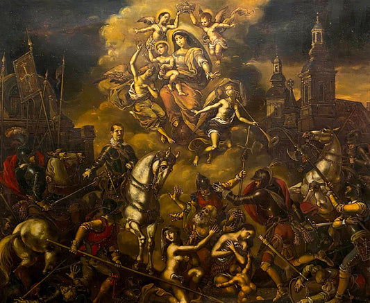 Oil painting Assault on the city of Breda Oleg Litvinov