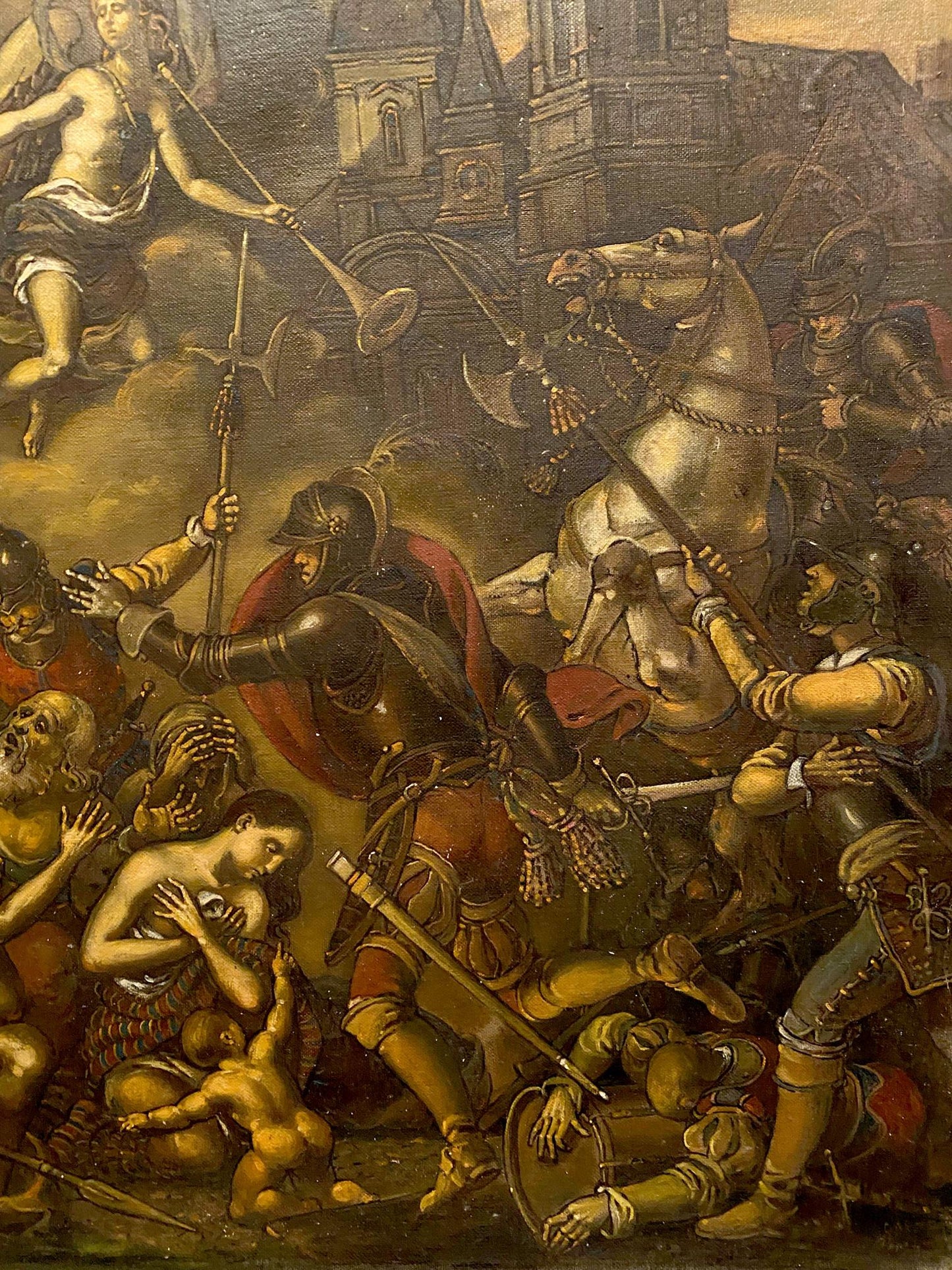 Oil painting Assault on the city of Breda Oleg Litvinov