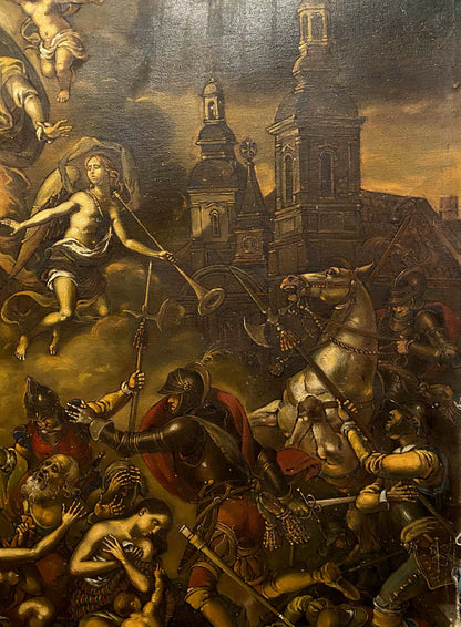 Oil painting Assault on the city of Breda Oleg Litvinov
