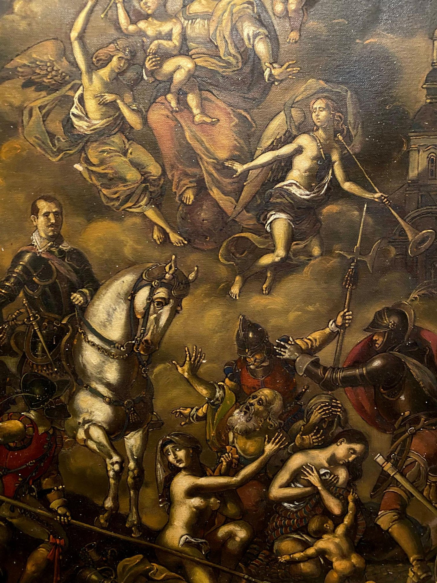 Oil painting Assault on the city of Breda Oleg Litvinov