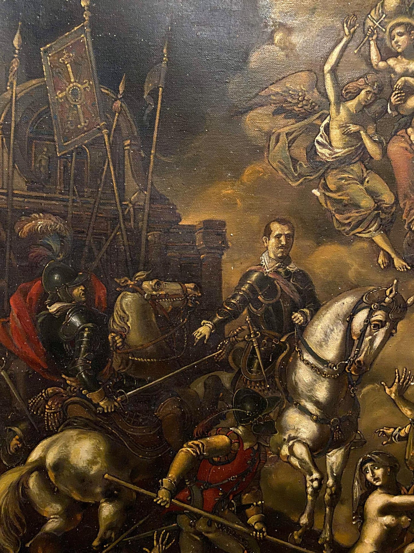 Oil painting Assault on the city of Breda Oleg Litvinov