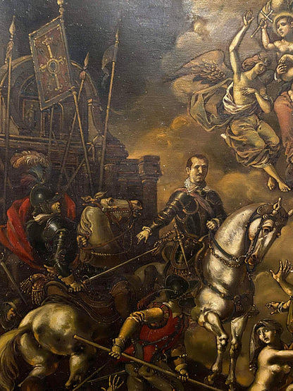 Oil painting Assault on the city of Breda Oleg Litvinov