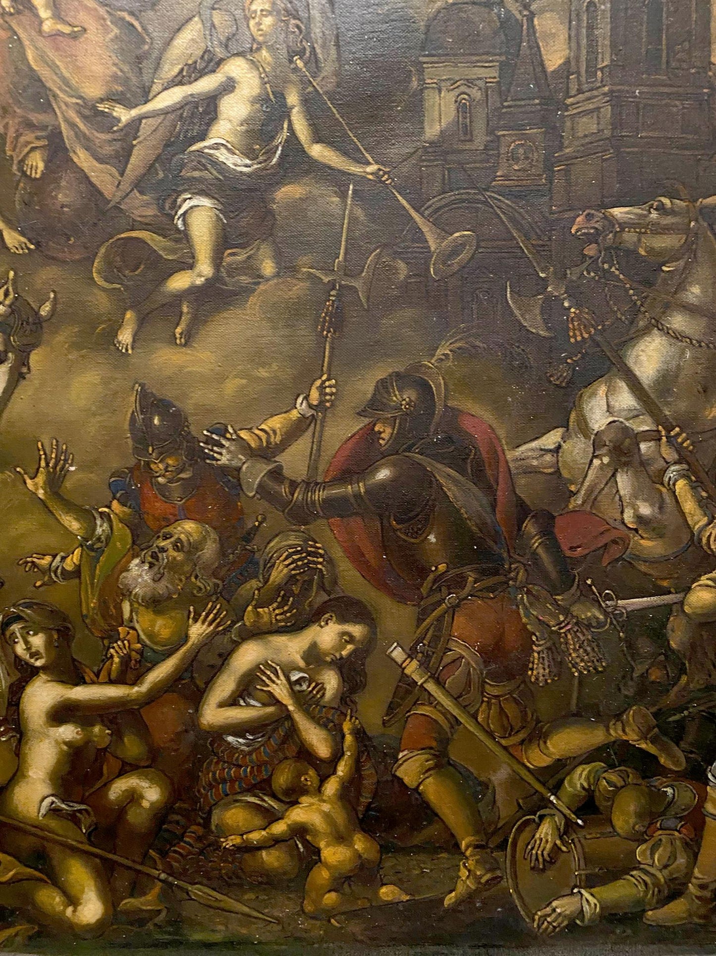 Oil painting Assault on the city of Breda Oleg Litvinov