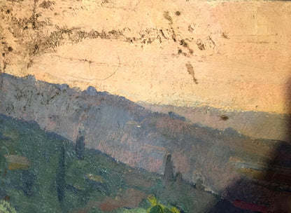 Walk through the Forest by Nikolay Aleksandrovich Khrustalenko in oil