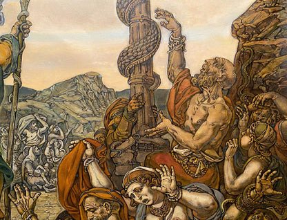 Oil painting Brazen serpent Litvinov Oleg Arkad'yevich