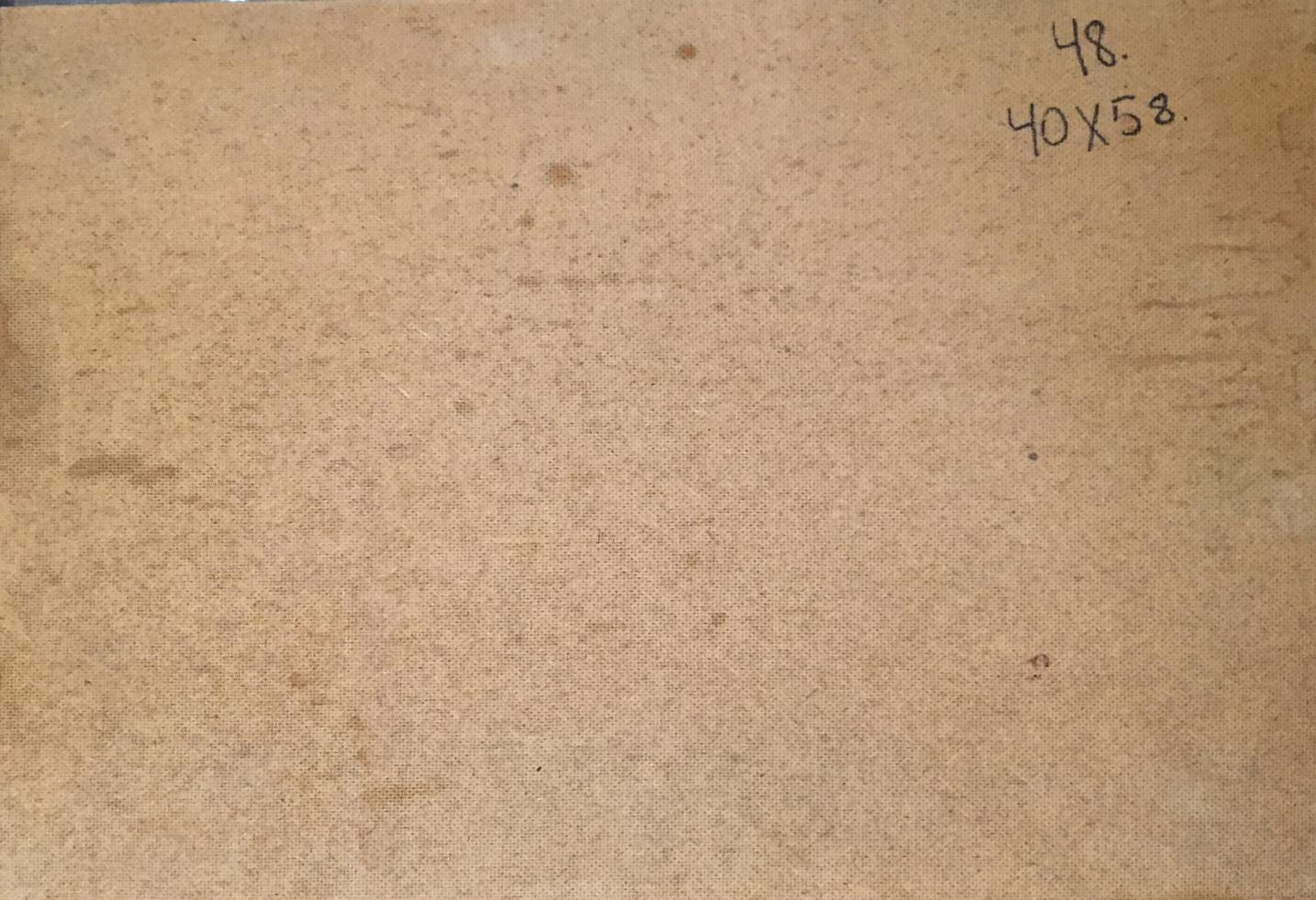 Oil painting Lake in a forest park Unknown artist