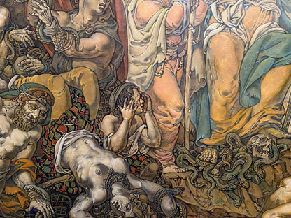 Oil painting Brazen serpent Litvinov Oleg Arkad'yevich