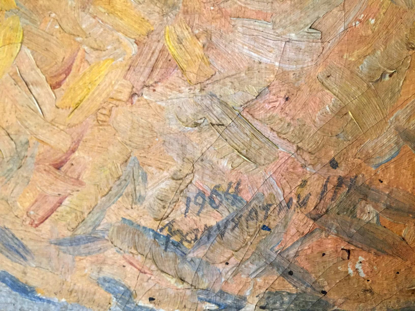 Oil painting Warehouses