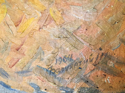 Oil painting Warehouses