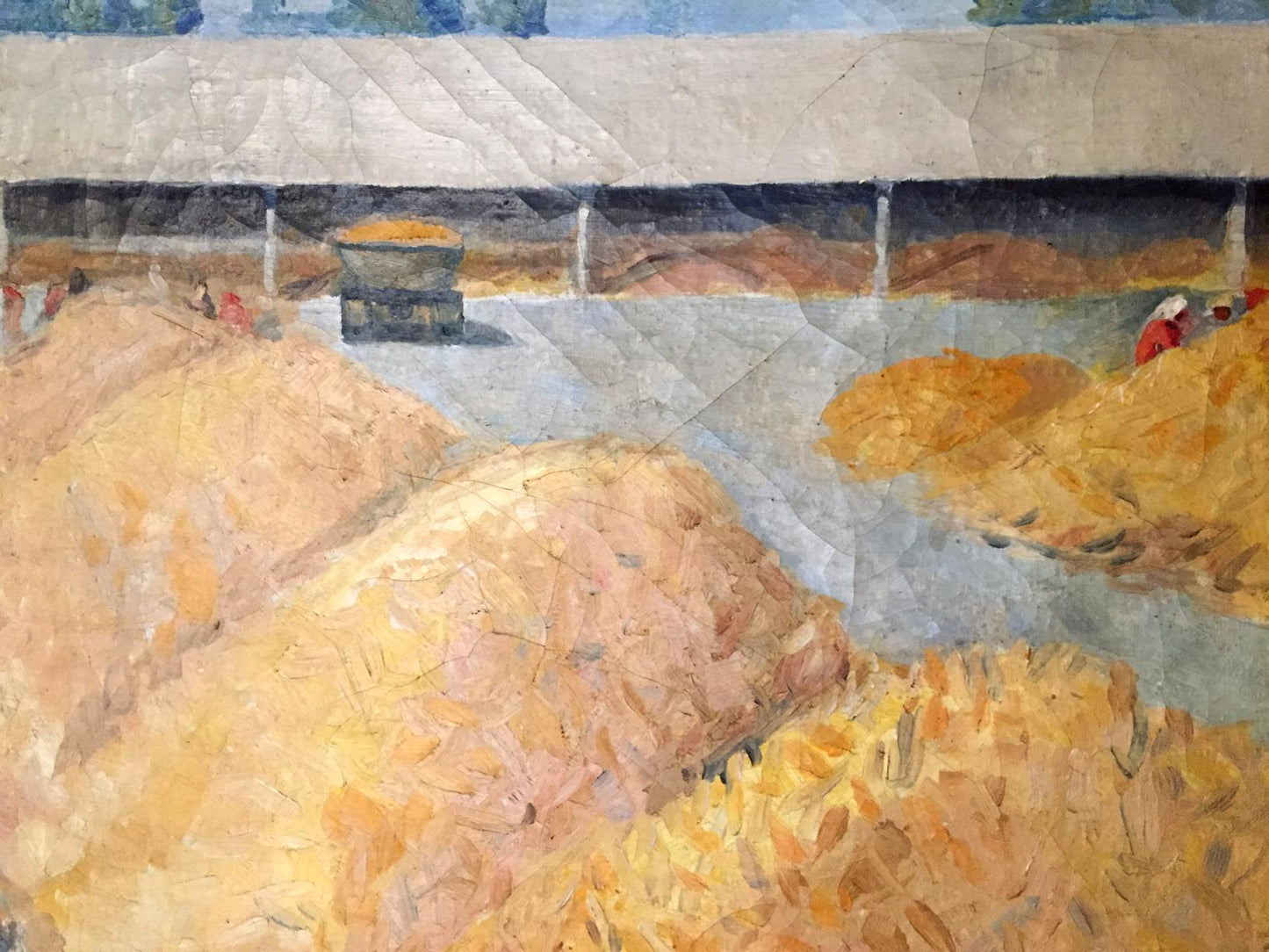 Oil painting Warehouses