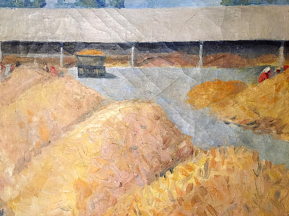 Oil painting Warehouses