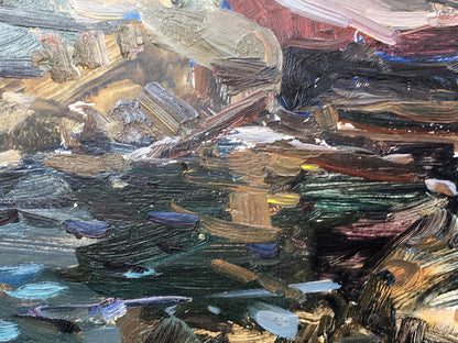 Oil painting Reeds Zakharov Fedor Zakharovich
