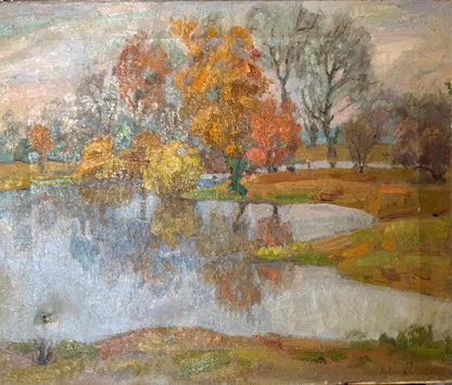 Oil painting March Nechiporenko Elena Genrikhovna