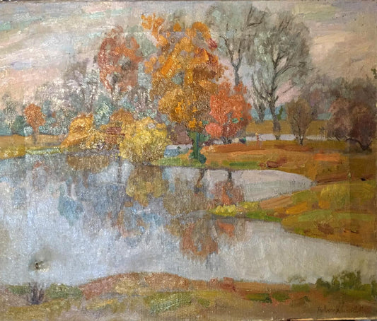 Oil painting March Nechiporenko Elena Genrikhovna