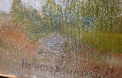 Oil painting March Nechiporenko Elena Genrikhovna