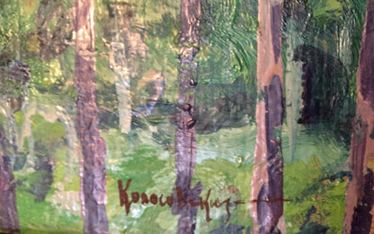 Oil painting Forest Kolosovsky Georgiy Sergeevich