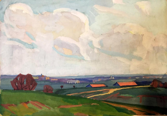 Oil painting Fields Khrustalenko Nikolay Aleksandrovich