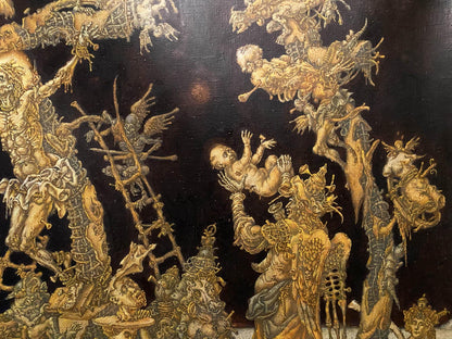 Oil painting 20th century apocalypse Litvinov Oleg Arkad'yevich