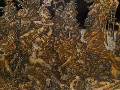 Oil painting 20th century apocalypse Litvinov Oleg Arkad'yevich