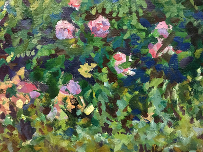 Oil painting Garden Fomin Anatoly Nikiforovich