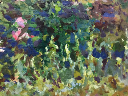 Oil painting Garden Fomin Anatoly Nikiforovich