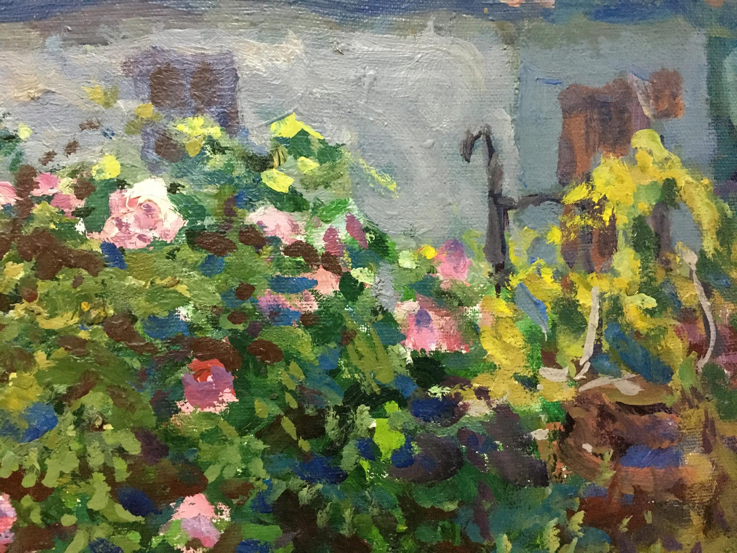 Oil painting Garden Fomin Anatoly Nikiforovich