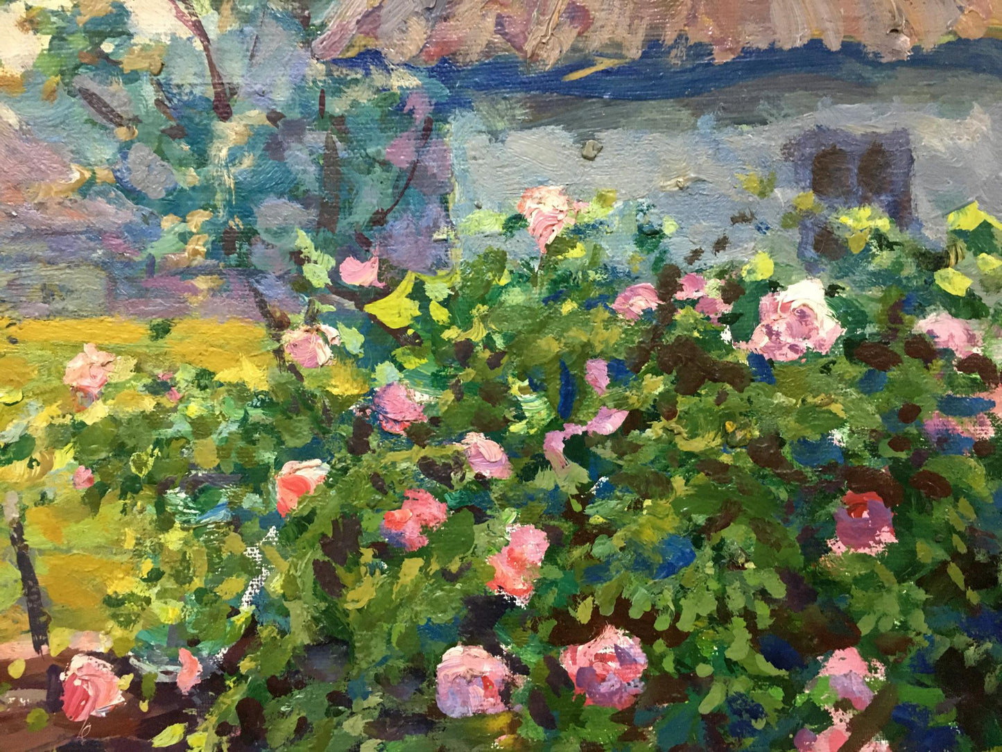 Oil painting Garden Fomin Anatoly Nikiforovich