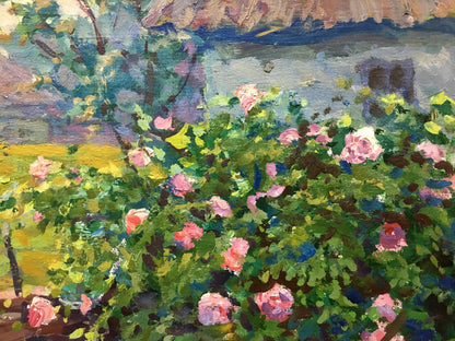 Oil painting Garden Fomin Anatoly Nikiforovich
