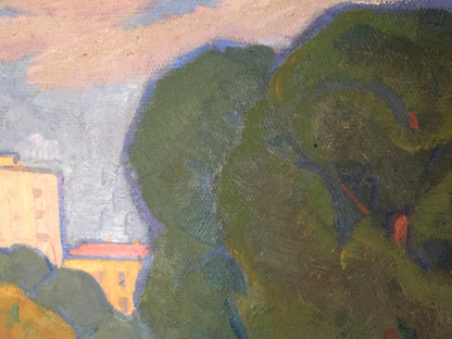 Oil painting In the countryside Khrustalenko Nikolay Aleksandrovich