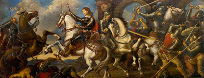 Oil painting Siege of Breda Oleg Litvinov