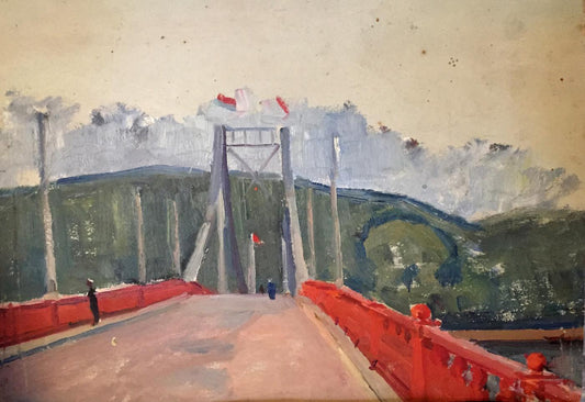 Double oil painting Places for rest