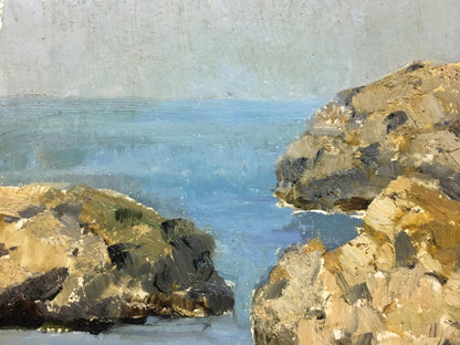 Oil painting Cliffs in the bay Stremsky Alexander Ivanovich
