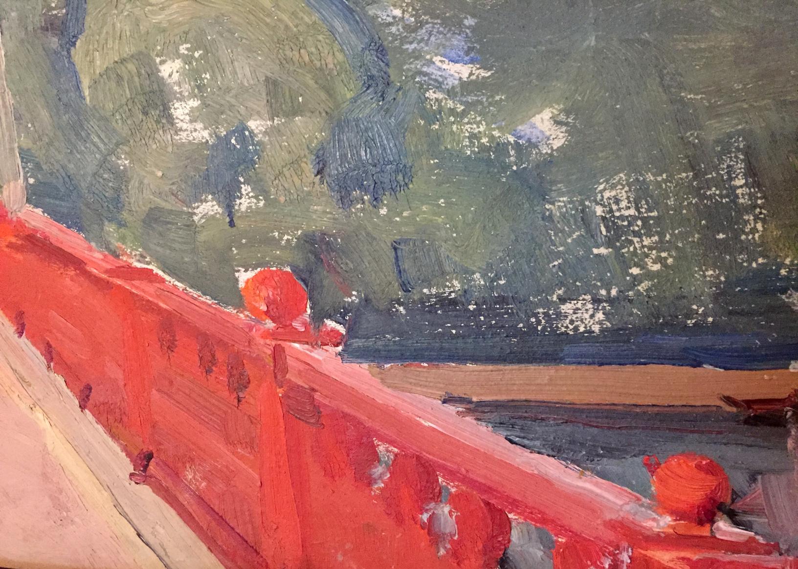 Places for rest is the title of a double oil painting